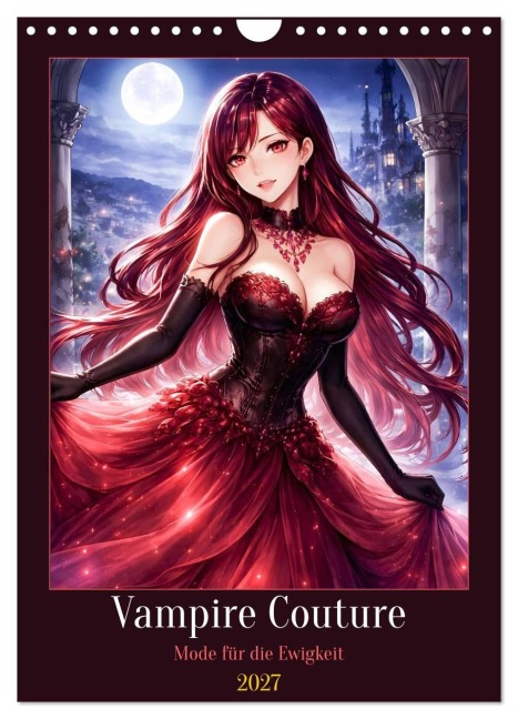 Vampire Couture (Wandkalender 2027 DIN A4 hoch), CALVENDO Monatskalender - Liam Blue