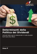 Cover-Bild zum Titel 'Determinanti della Politica dei Dividendi' von 'Uma P'