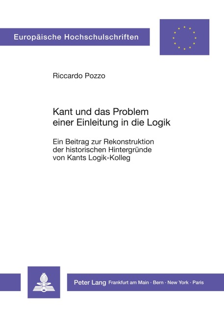 Kant und das Problem einer Einleitung in die Logik - Riccardo Pozzo