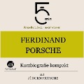 Cover-Bild zum Titel 'Ferdinand Porsche: Kurzbiografie kompakt' von 'Jürgen Fritsche, Minuten, Minuten Biografien'