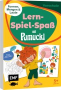Cover-Bild zum Titel 'Lern-Spiel-Spaß mit Pumuckl - Mein Vorschulblock: Formen, Mengen und Laute' von ''