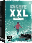 Cover-Bild zum Titel 'Escape XXL - über 500 Seiten packende Abenteuer für alle Rätsel-Fans ab 9 Jahren (Band 2)' von 'Arnaud Varennes-Schmitt, Lylian, Abel Oltramare, Natacha Godeau'
