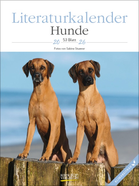 Literaturkalender Hunde 2026 - 