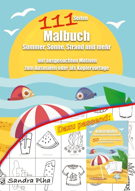 KitaFix Malbuch Sommer, Sonne, Strand und mehr - Sandra Plha
