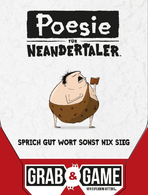 Poesie für Neandertaler: Grab & Game - Francesca Slade, Jacob Matthews
