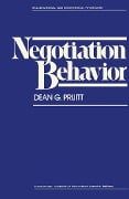 Cover-Bild zum Titel 'Negotiation Behavior' von 'Dean G. Pruitt'