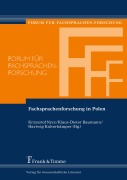 Cover-Bild zum Titel 'Fachsprachenforschung in Polen' von ''