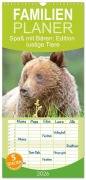 Familienplaner 2026 - Spaß mit Bären: Edition lustige Tiere mit 5 Spalten (Wandkalender, 21 x 45 cm) CALVENDO - Calvendo Calvendo