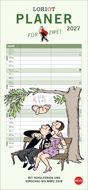 Loriot Planer für zwei 2027 - 