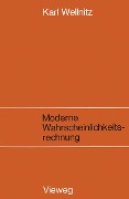 Cover-Bild zum Titel 'Moderne Wahrscheinlichkeitsrechnung' von 'Karl Wellnitz'