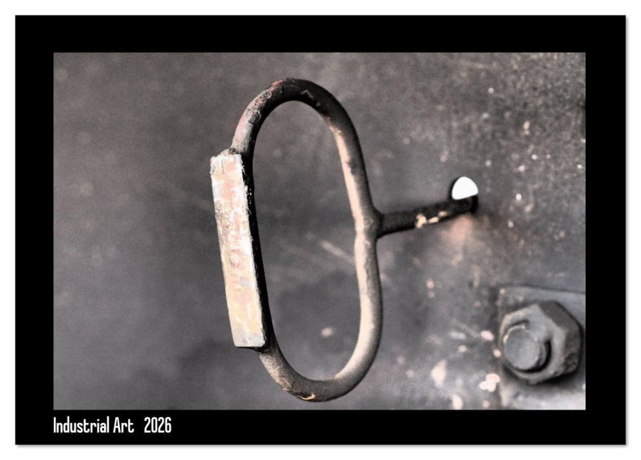 Fotokalender Industrial Art (Tischkalender 2026 DIN A5 quer), CALVENDO Monatskalender - Petra Fabisch