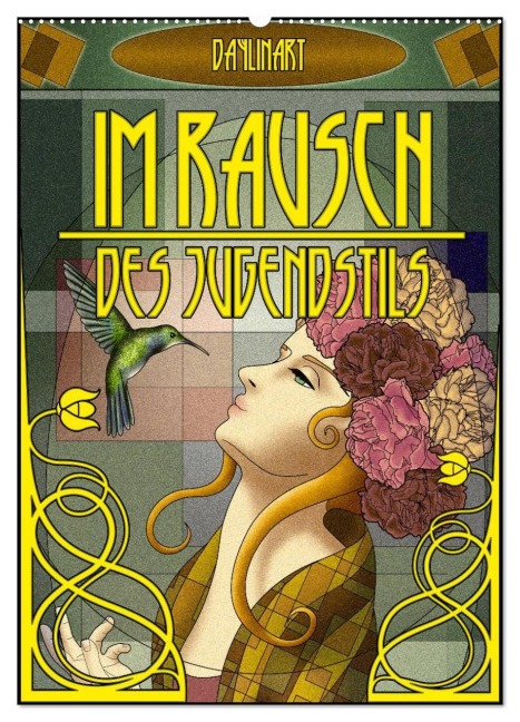 Im Rausch des Jugendstils (Wandkalender 2026 DIN A2 hoch), CALVENDO Monatskalender - Irene Repp