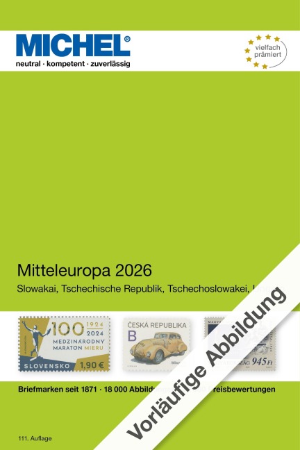 Mitteleuropa 2026 - Michel-Redaktion