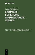 Laienbrevier, Halbjahr 1 - Leopold Schefer