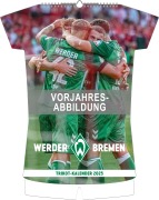 Cover-Bild zum Titel 'Werder Bremen 2026 - Trikotkalender - Fan-Kalender - Fußball-Kalender - 34,1x42 - Sport' von ''