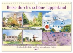 Cover-Bild zum Titel 'Reise durch's schöne Lipperland (Wandkalender 2027 DIN A4 quer), CALVENDO Monatskalender' von 'Claudia Kleemann'