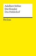 Cover-Bild zum Titel 'Der Kondor · Das Heidedorf' von 'Adelbert Stifter'
