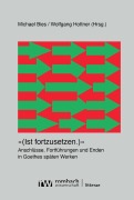 Cover-Bild zum Titel '»(Ist fortzusetzen.)«' von ''