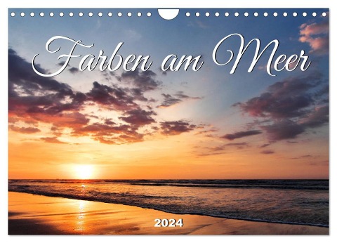 Farben am Meer (Wandkalender 2024 DIN A4 quer), CALVENDO Monatskalender - Bianca Schumann
