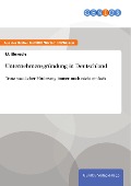 Cover-Bild zum Titel 'Unternehmensgründung in Deutschland' von 'U. Bersch'