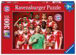 Cover-Bild zum Titel 'Kinderpuzzle 300 Teile - FC Bayern München Saison 2025/2026' von ''