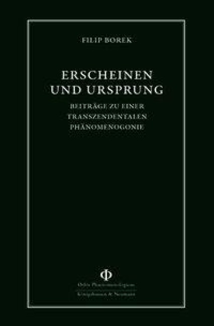 Erscheinen und Ursprung - Filip Borek