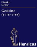 Cover-Bild zum Titel 'Gedichte (1776-1788)' von 'Friedrich Schiller'