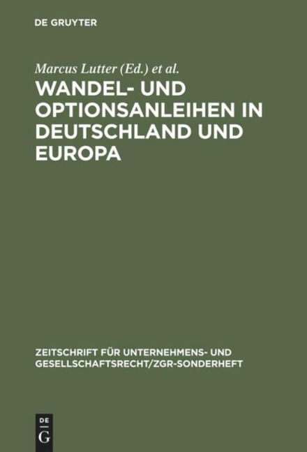 Wandel- und Optionsanleihen in Deutschland und Europa - 