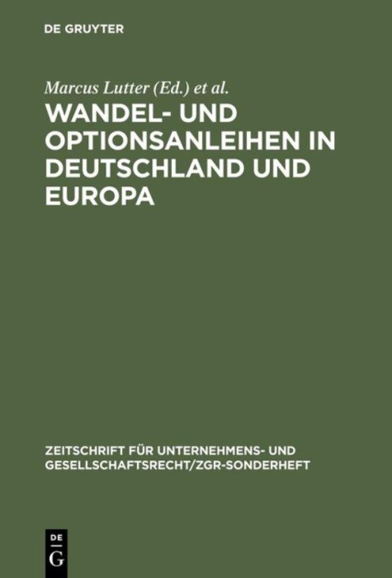 Wandel- und Optionsanleihen in Deutschland und Europa - 