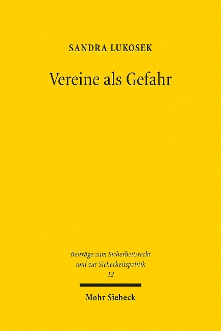 Vereine als Gefahr - Sandra Lukosek