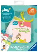 Cover-Bild zum Titel 'Play+ Spiel und Mach mit! Karten: Hüpfen, tanzen & bewegen - ab 1,5 Jahre' von 'Ida Mersdorf'