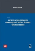 Cover-Bild zum Titel 'Kuvvetler Ayriligi Baglaminda Cumhurbaskanligi Hükümet Sisteminde Yürütmenin Konumu' von 'Hüseyin Öztürk'
