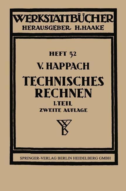 Technisches Rechnen - Vollrat Happach