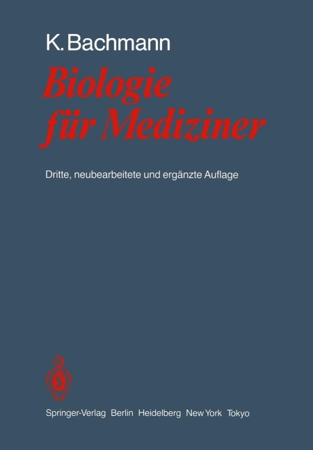 Biologie für Mediziner - Konrad Bachmann