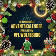 Cover-Bild zum Titel 'Der inoffizielle Adventskalender für Fans vom VfL Wolfsburg' von 'Paul Hofmann'
