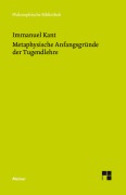 Cover-Bild zum Titel 'Metaphysische Anfangsgründe der Tugendlehre' von 'Immanuel Kant'