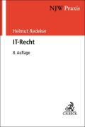 Cover-Bild zum Titel 'IT-Recht' von 'Helmut Redeker'