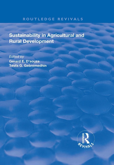 Sustainability in Agricultural and Rural Development - 