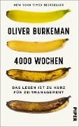 Cover-Bild zum Titel '4000 Wochen' von 'Oliver Burkeman'