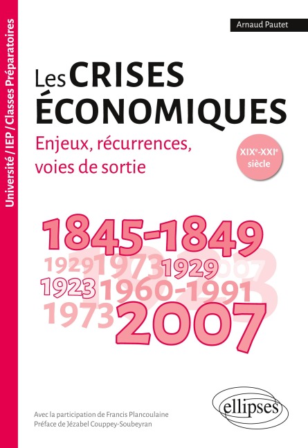 Les crises économiques XIXe-XXIe - Arnaud Pautet, La Avec, de Préface