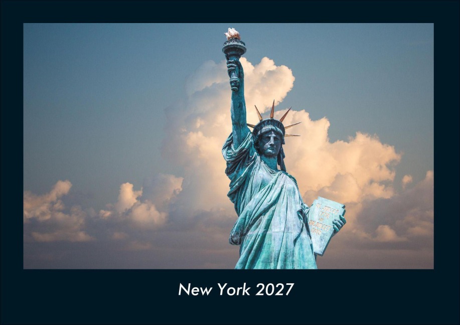 New York 2027 Fotokalender DIN A4 - Tobias Schmitt, Kevin Heber