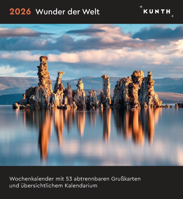 Wunder der Welt - KUNTH Postkartenkalender 2026 - 