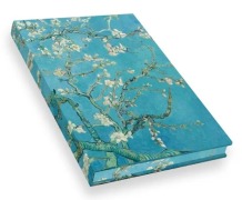 Cover-Bild zum Titel 'Notizbuch Echtleinen Van Gogh Blühende Mandelzweige' von ''