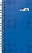 rido/idé 7016907026 | Taschenkalender Mod. Taschenplaner int. 2026 | A6, Papier, blau - 