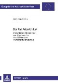 Cover-Bild zum Titel 'Der Fall Friedrich List' von 'Jens Daniel Rau'