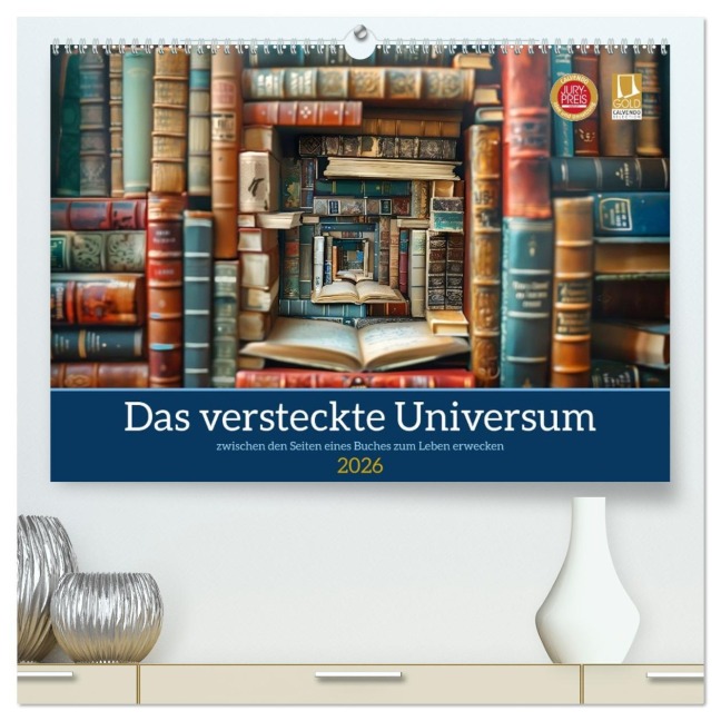 Das versteckte Universum (hochwertiger Premium Wandkalender 2026 DIN A2 quer), Kunstdruck in Hochglanz - Daniela Tapper