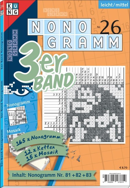 Nonogramm 3er-Band Nr. 26 - 