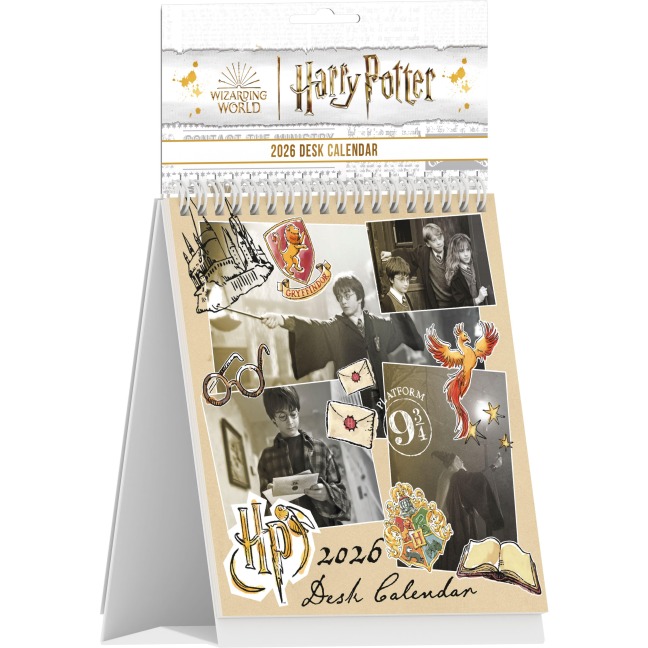 HARRY POTTER - Tischaufstellkalender im Format 16 x 17 - 