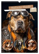 Cover-Bild zum Titel 'Stylische Hunde (Wandkalender 2026 DIN A3 hoch), CALVENDO Monatskalender' von 'Melanie Viola'