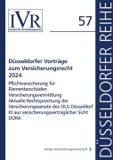 Cover-Bild zum Titel 'Düsseldorfer Vorträge zum Versicherungsrecht 2024' von ''